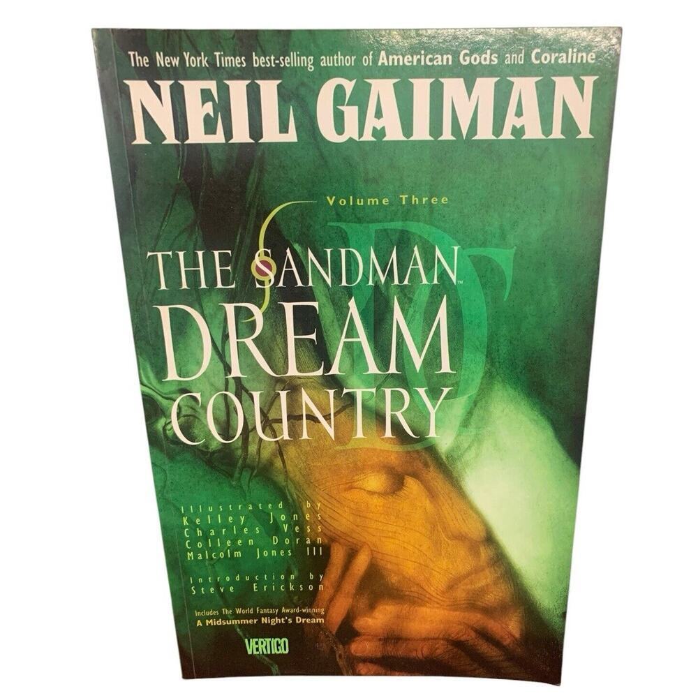 The Sandman: Dream Country Volume #3 Paperback Book By Neil Gaiman Graphic Novel